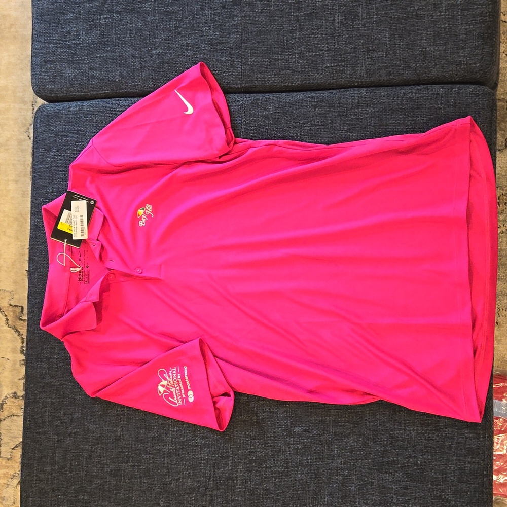 Mike Golf pink dri-fot polo